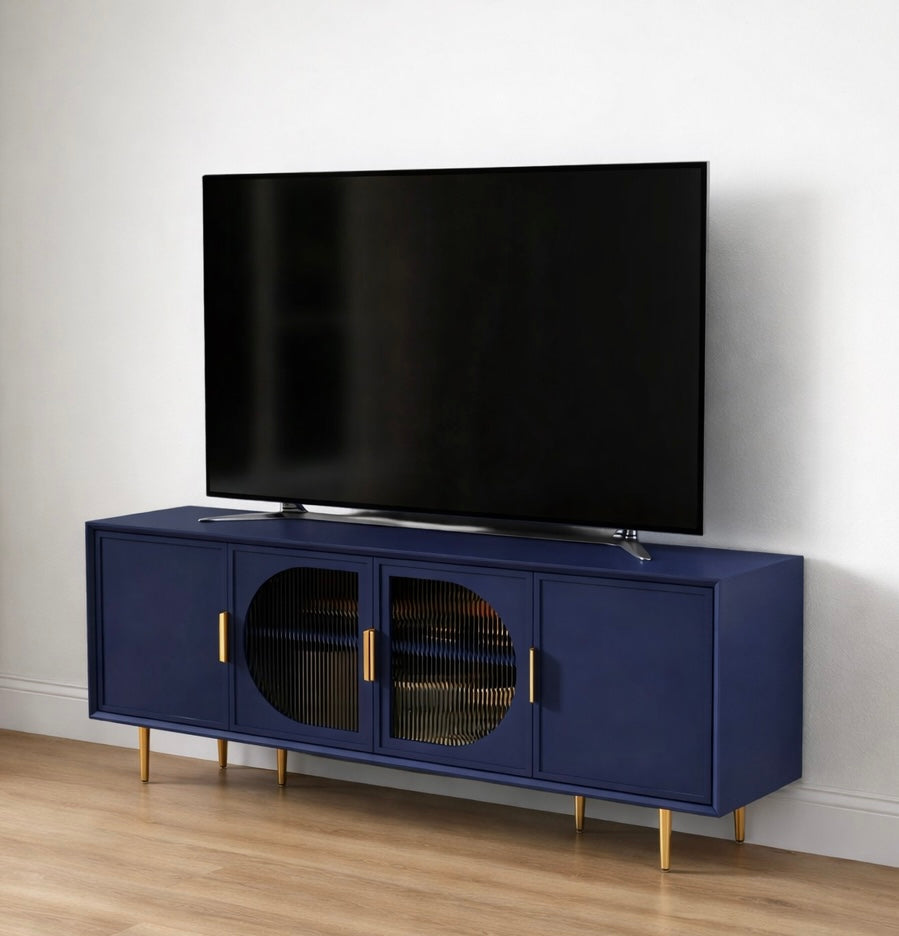 Glass Door TV Stand
