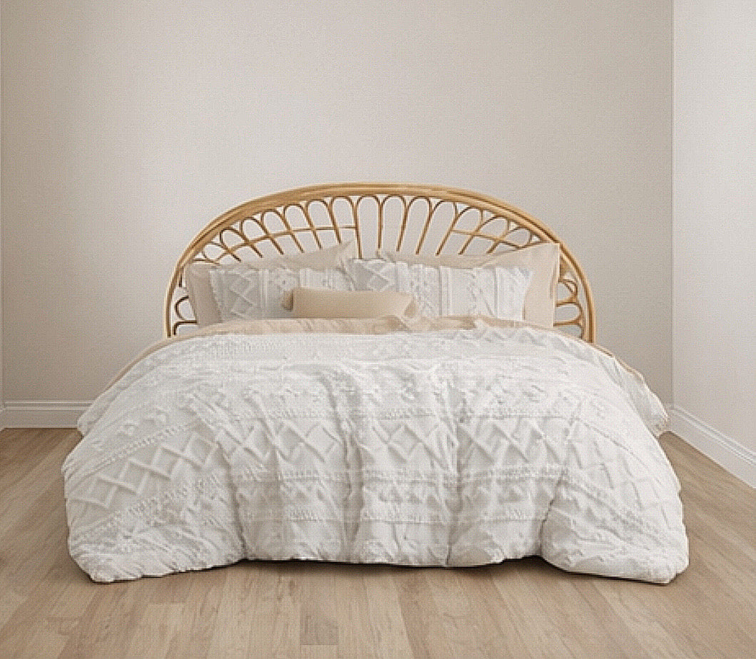 Tufted Boho Bedding Set