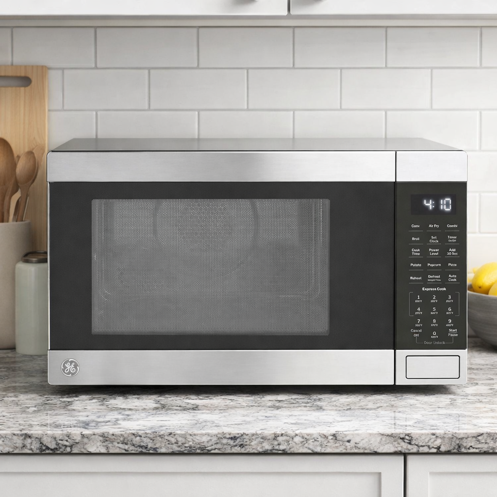 GE 1.0 Cubic Feet Countertop Microwave Oven w/ Air Fry