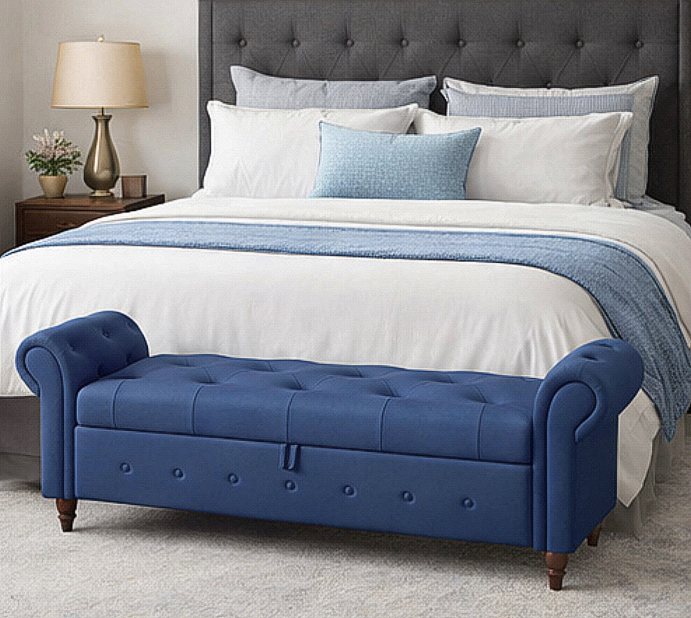 63" King-Size Storage Bench