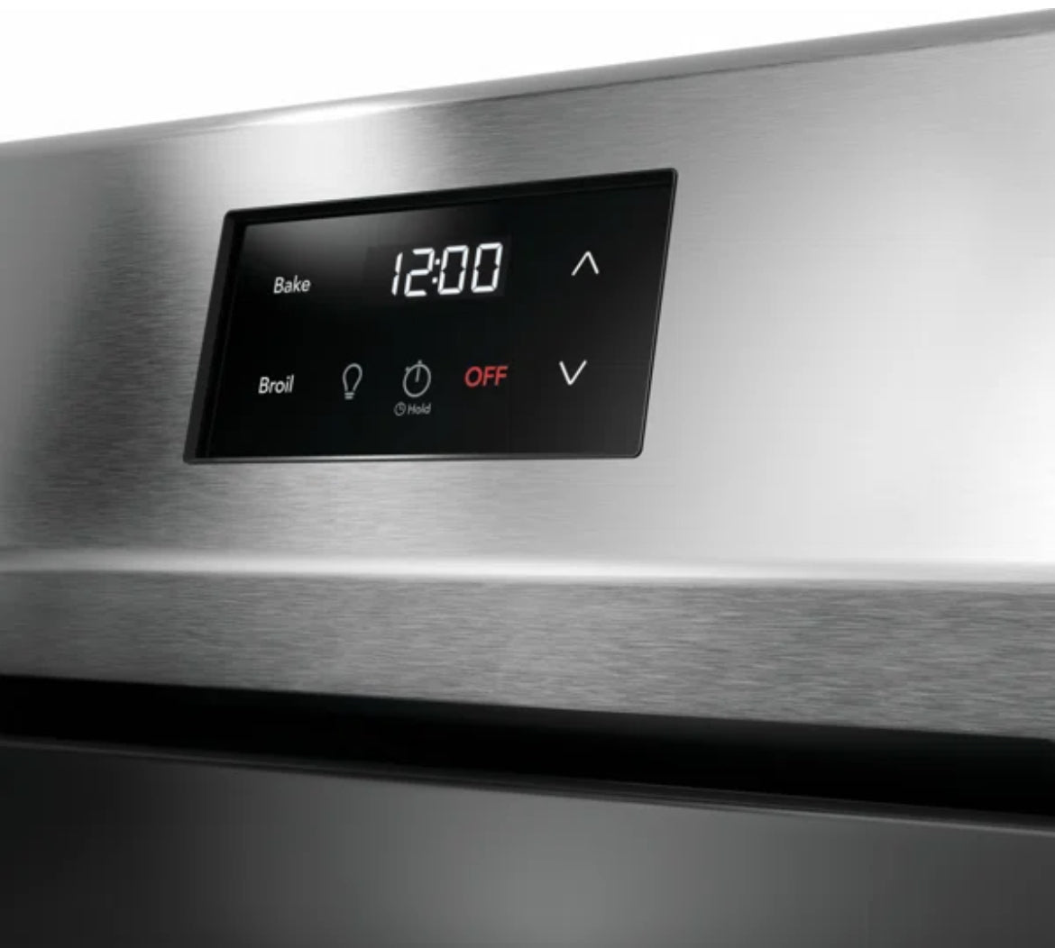 Frigidaire 30" 5.3 Cubic Feet Steam Cleaning Electric Range