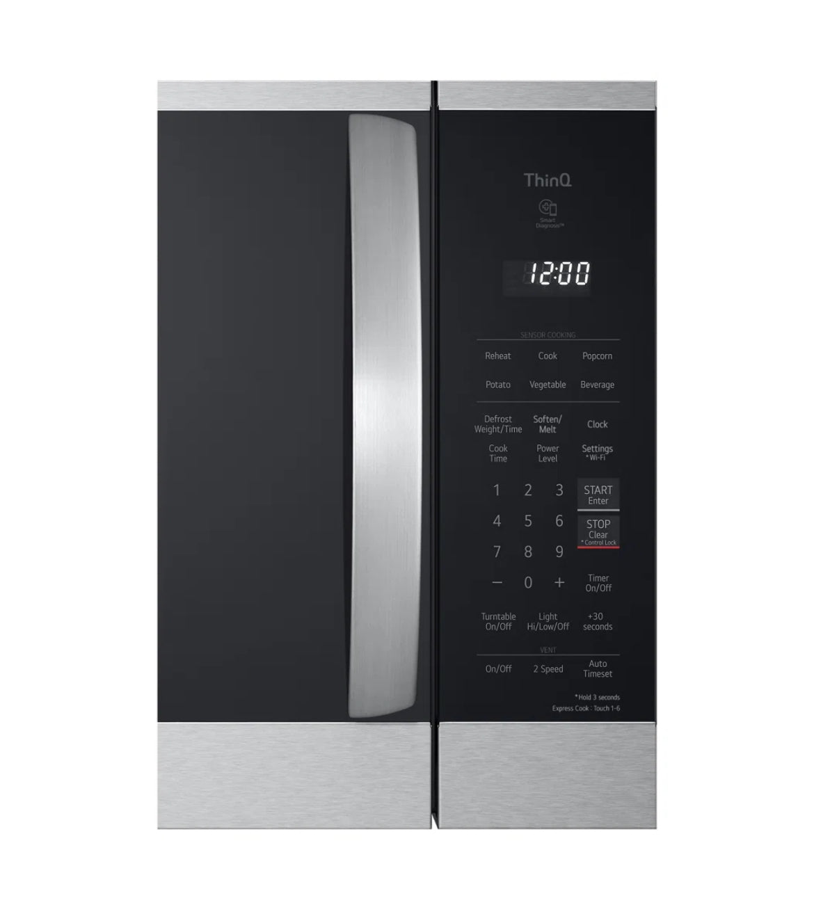 LG 1.8 Cubic Feet Smart Over-the-Range Microwave