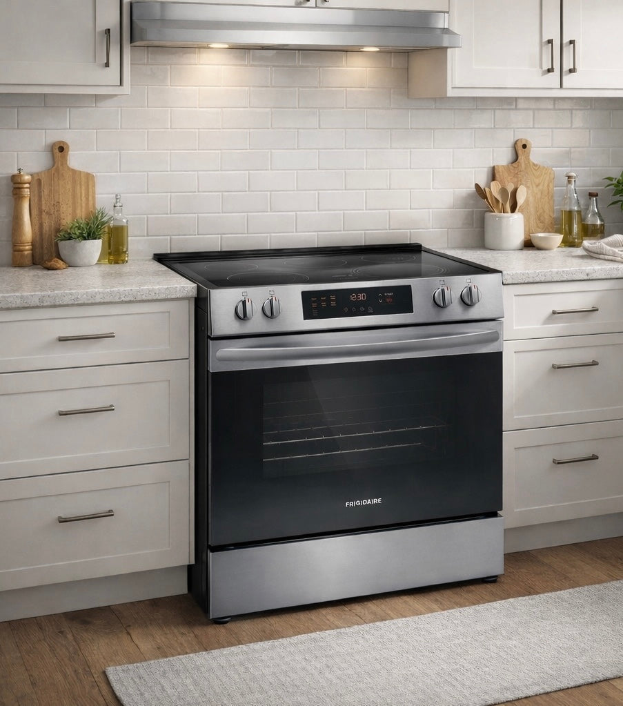 Frigidaire 30" 5.3 Cubic Feet Self Cleaning Electric Stove