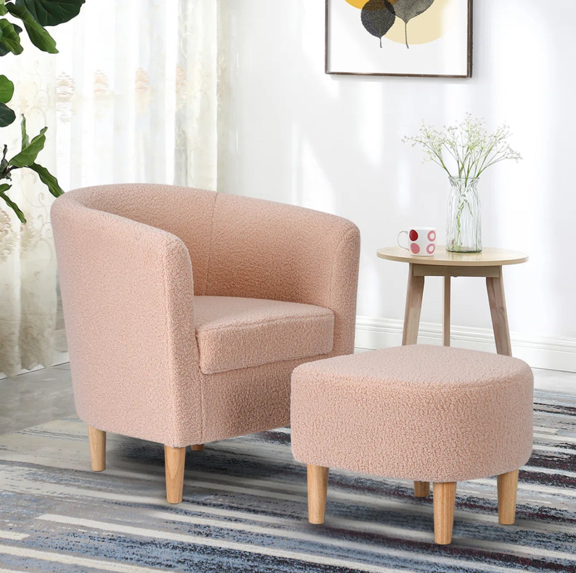 Ottoman Comfy Armchair