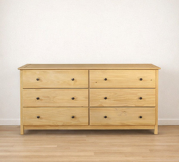 6-Drawer Solid Wood Dresser