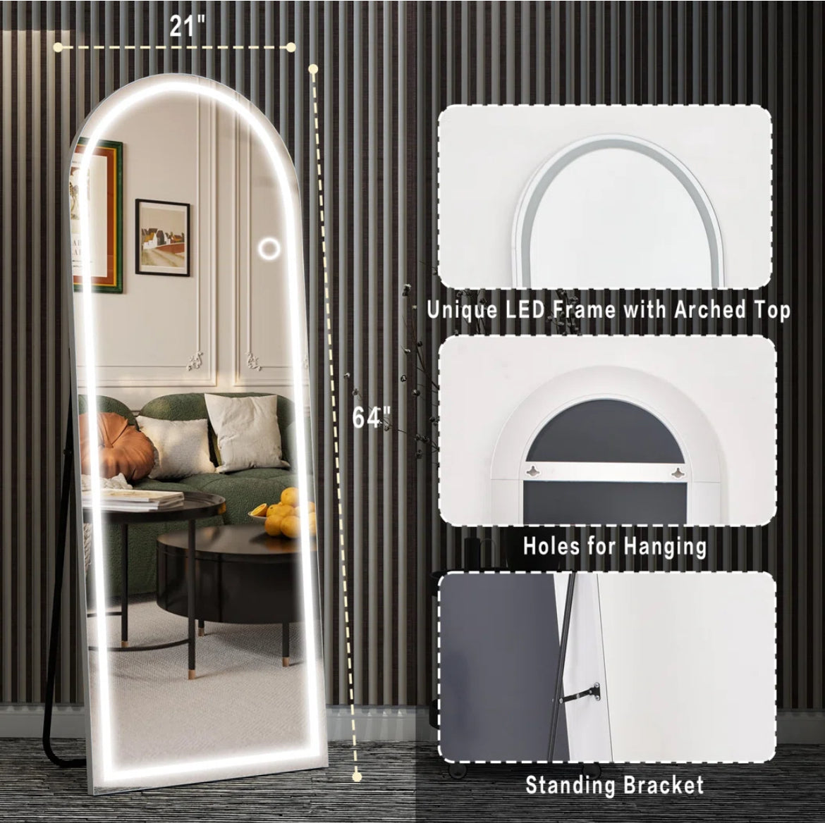 Lighted Full Length Mirror