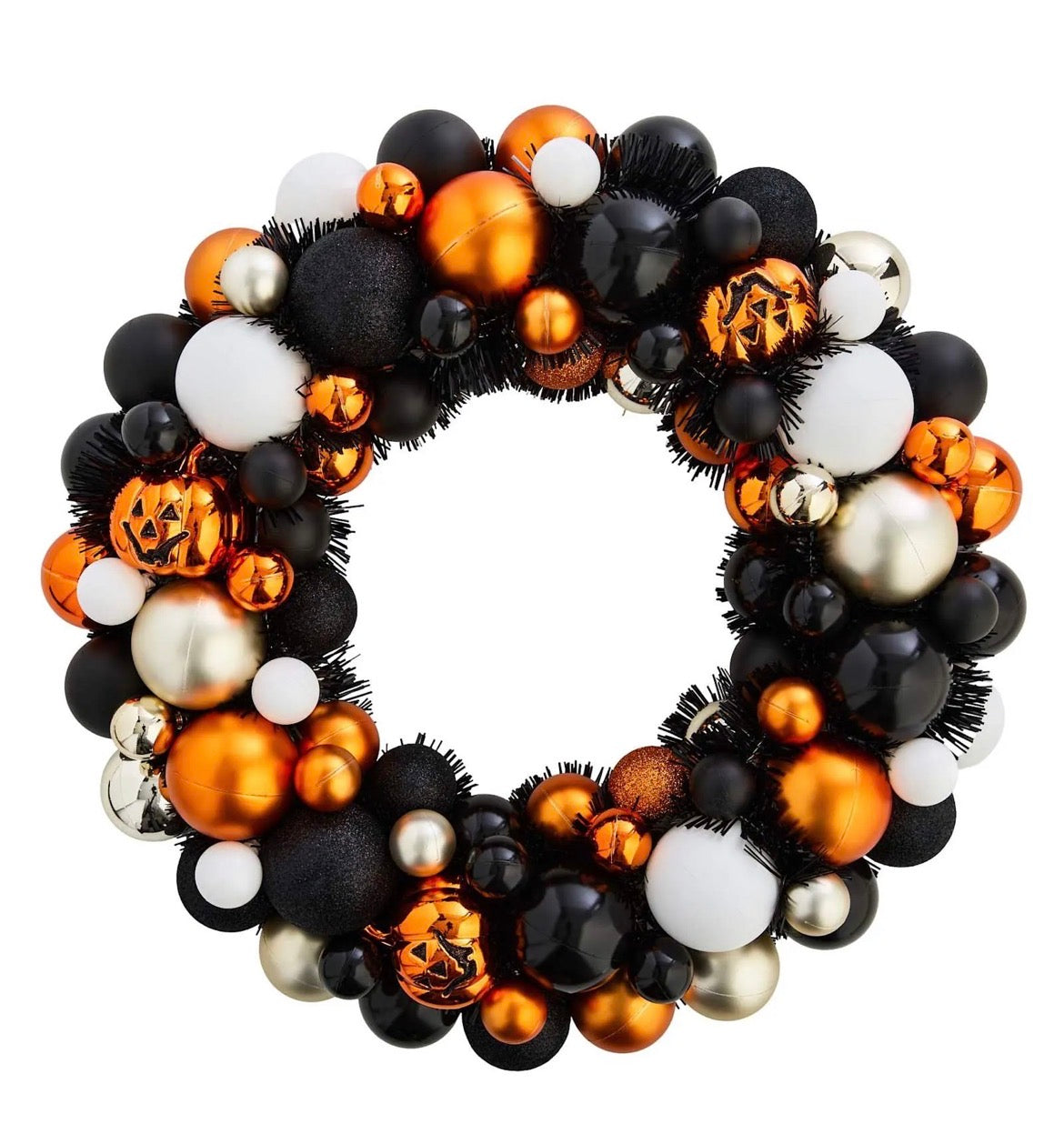 Halloween Ornament Wreath