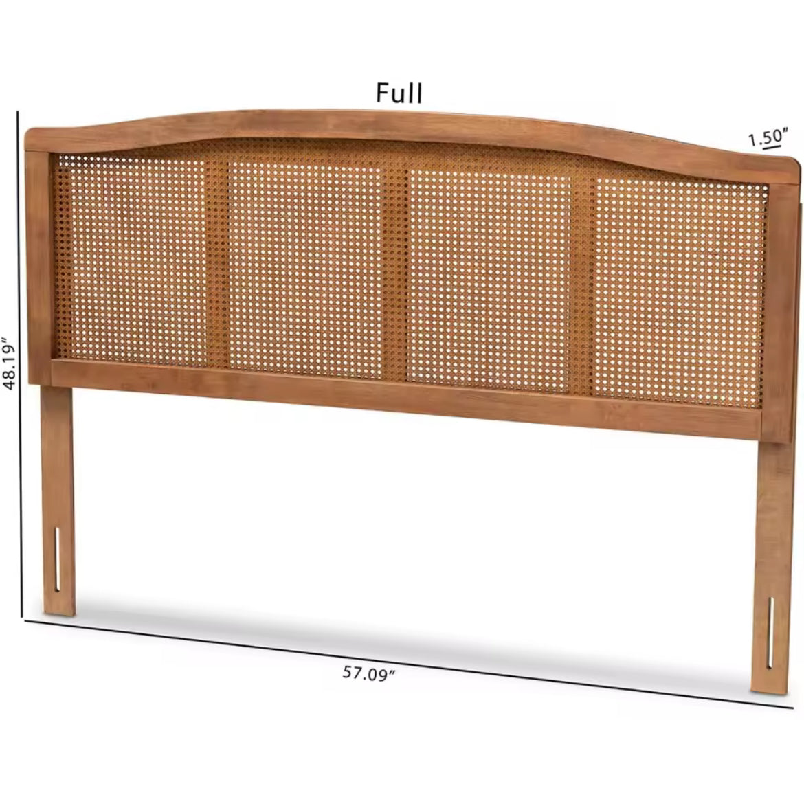 Synthetic Rattan Headboard