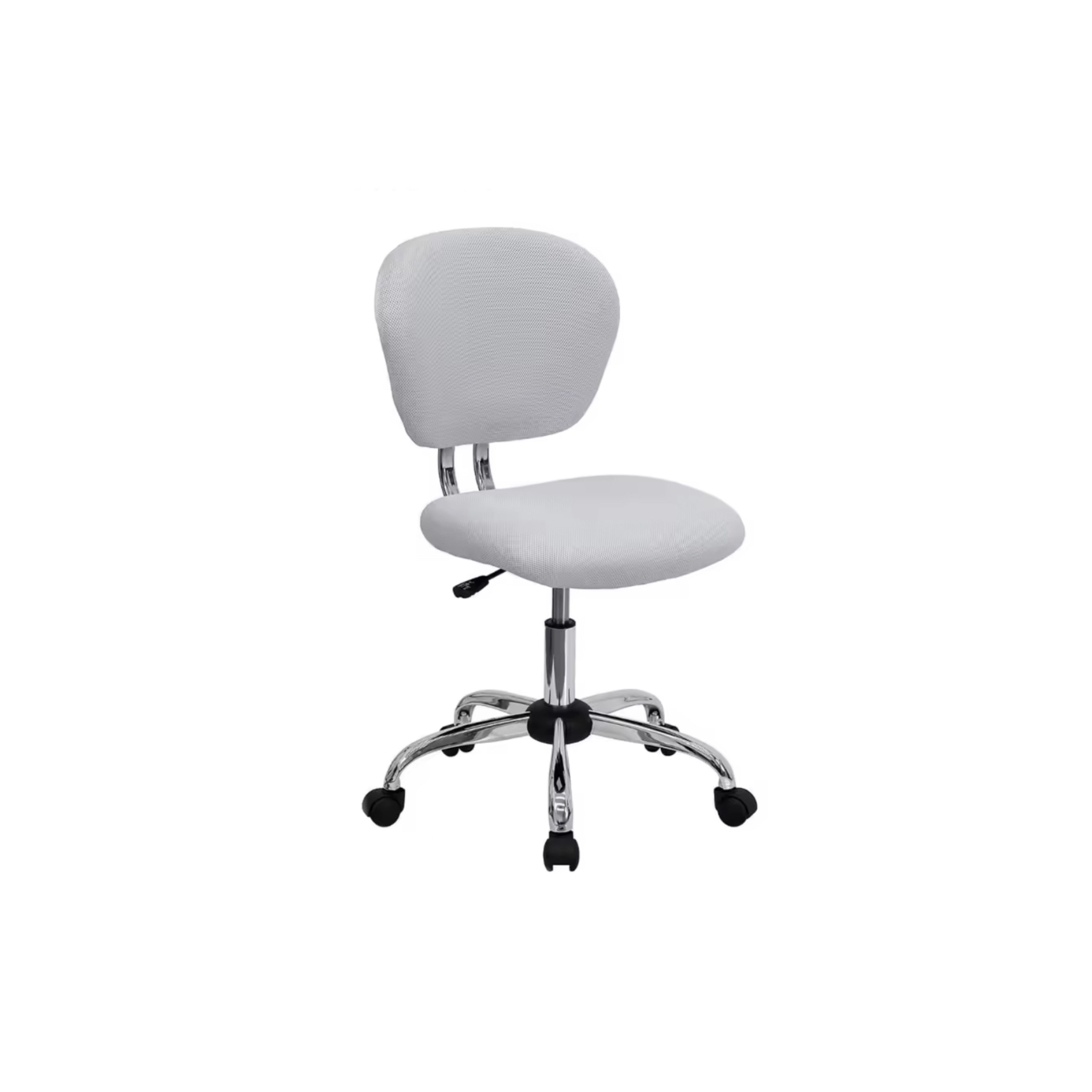 Swivel Office Chair w/ Padded Seat & Chrome Base