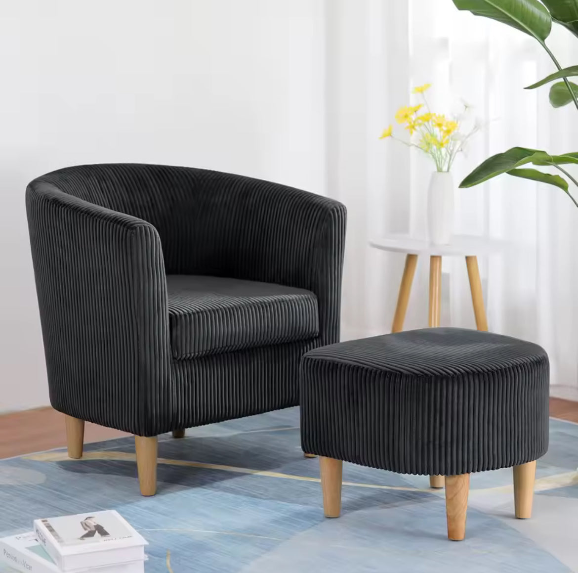 Ottoman Comfy Armchair