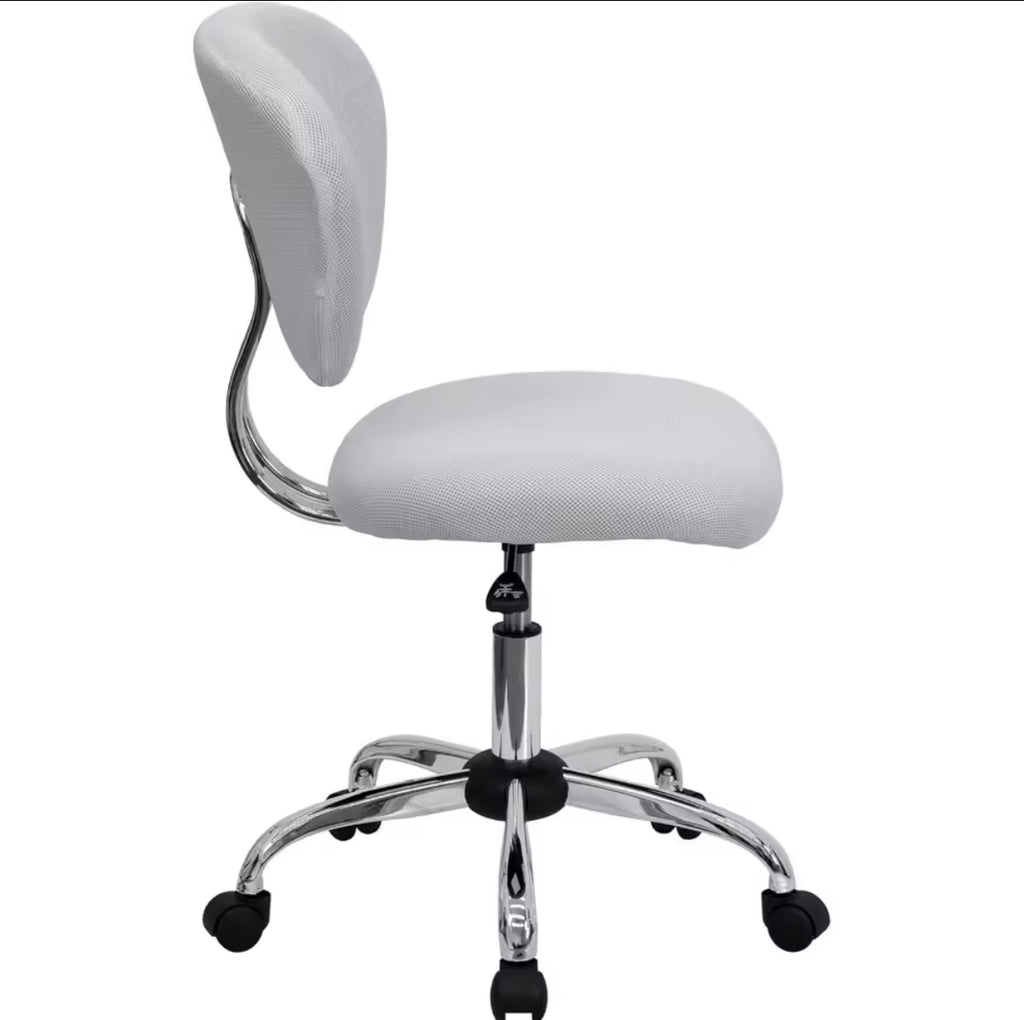 Swivel Office Chair w/ Padded Seat & Chrome Base