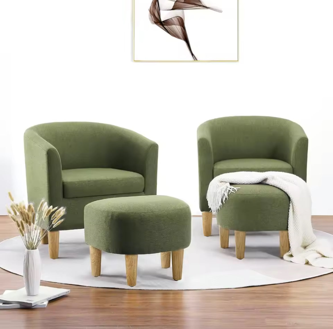 Ottoman Comfy Armchair