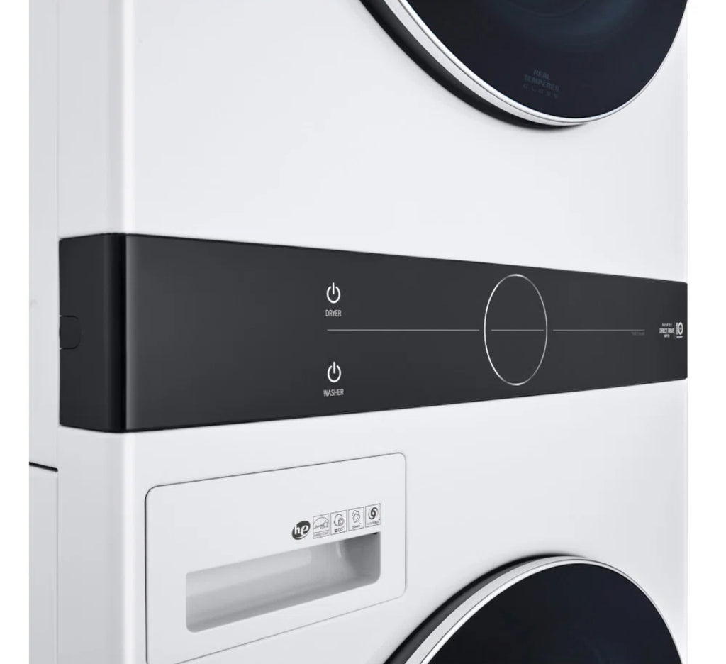 LG Dryer & Front Load WashTower w/ Center Control Washer