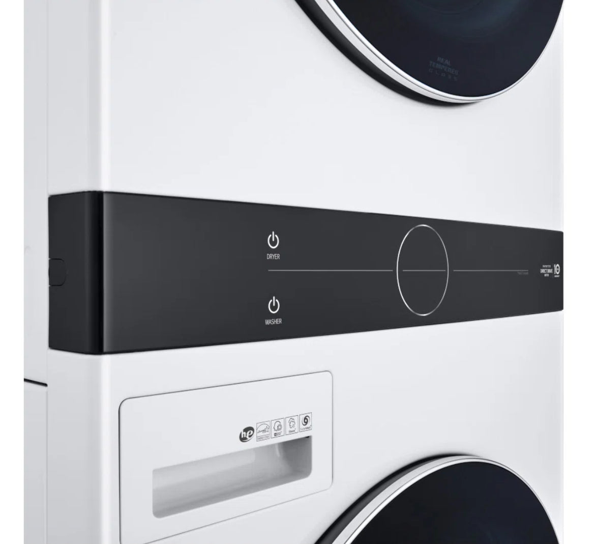 LG Dryer & Front Load WashTower w/ Center Control Washer