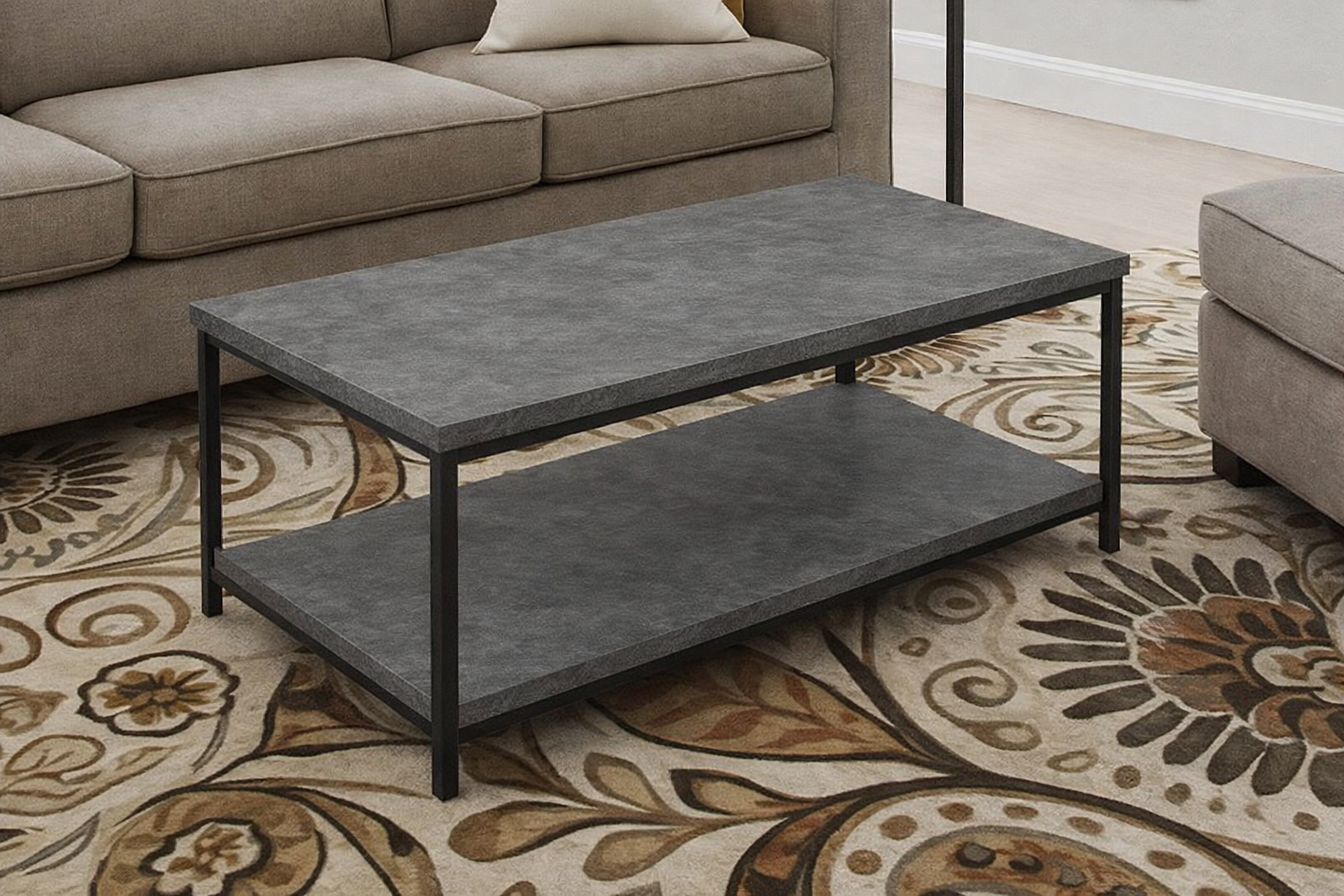 Industrial Wood Coffee Table