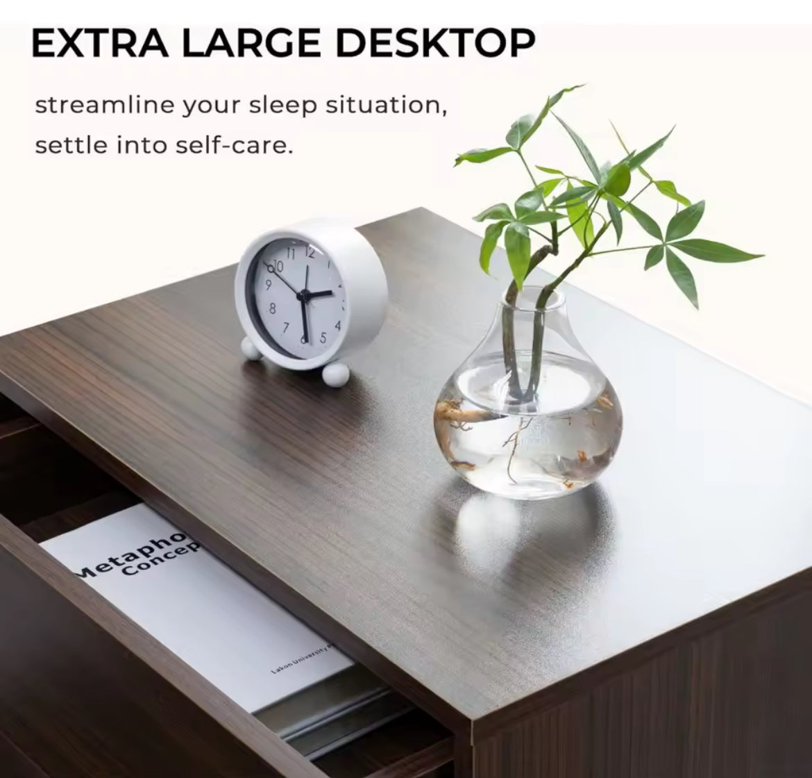 Modern LED Nightstand (Set of 2)