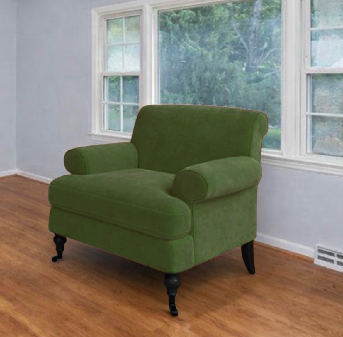 Fawn Velvet Chair