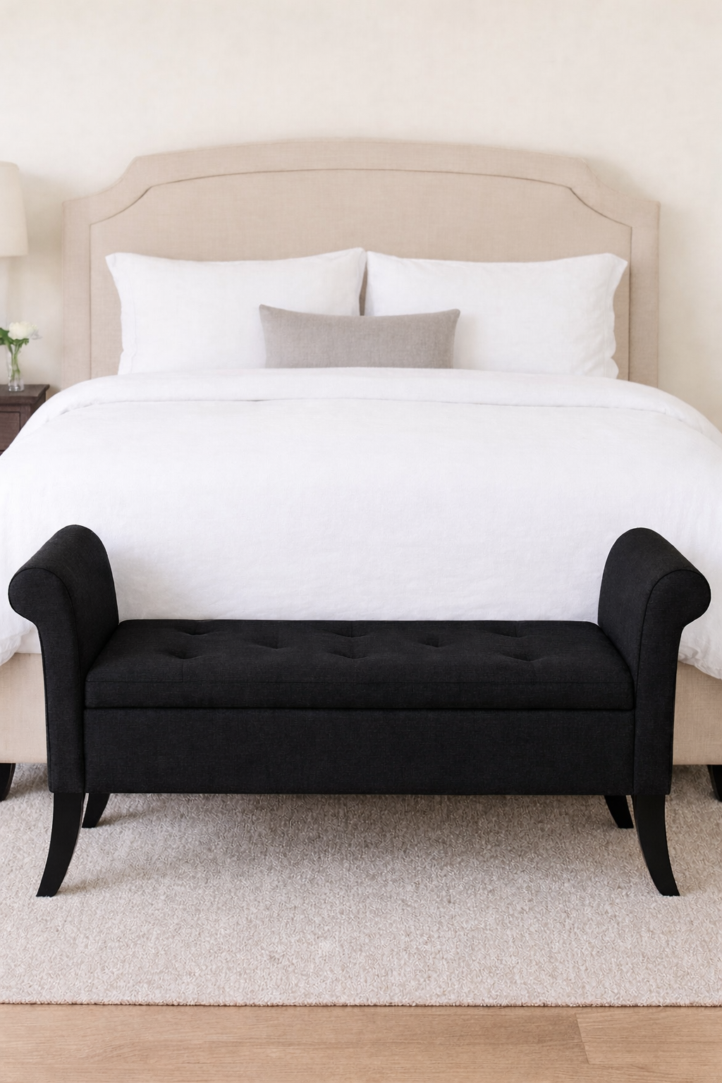 52” Tufted Storage Bench