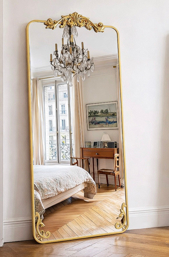 Carved Square Domed Mirror