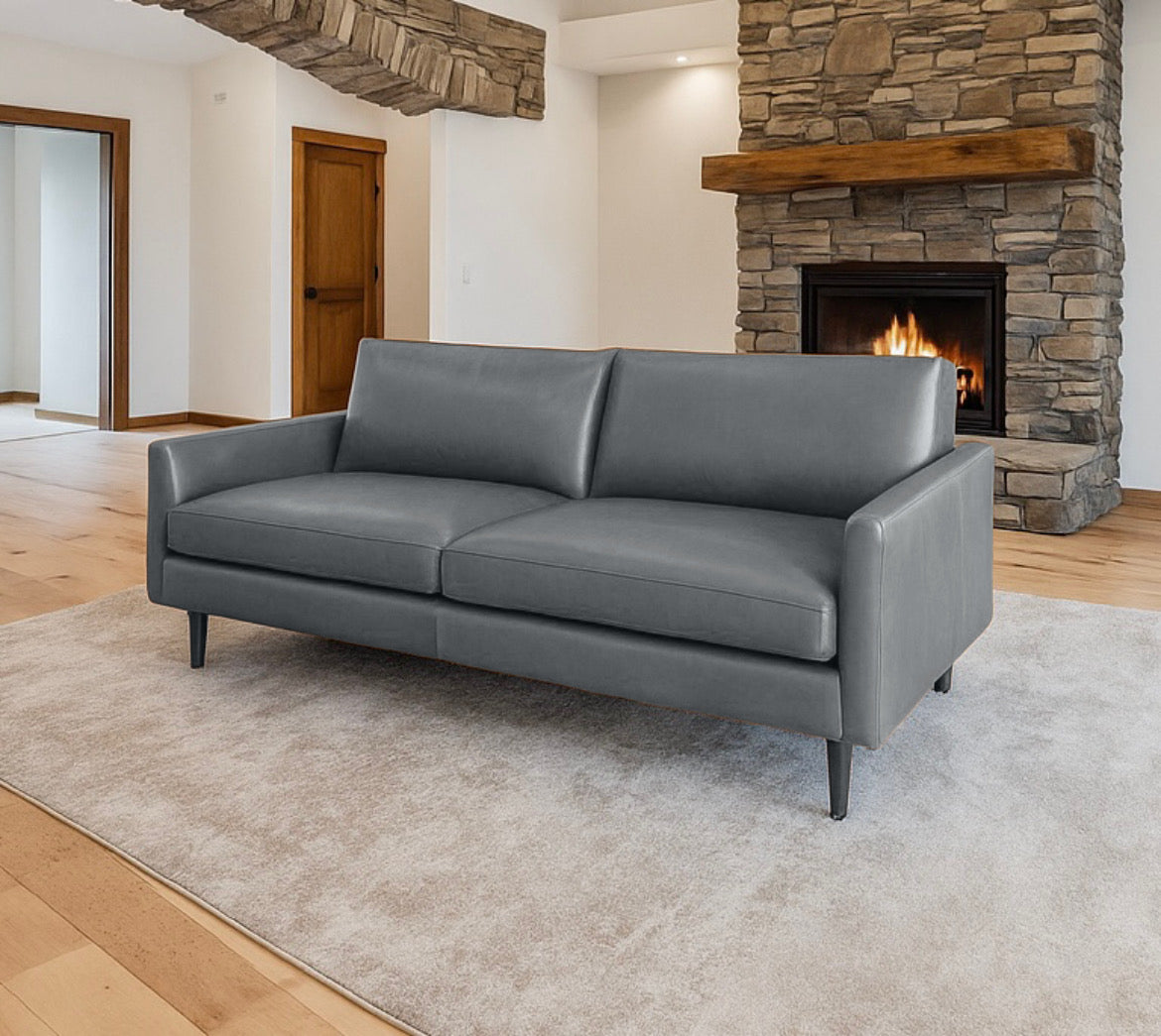Classic Leather Sofa