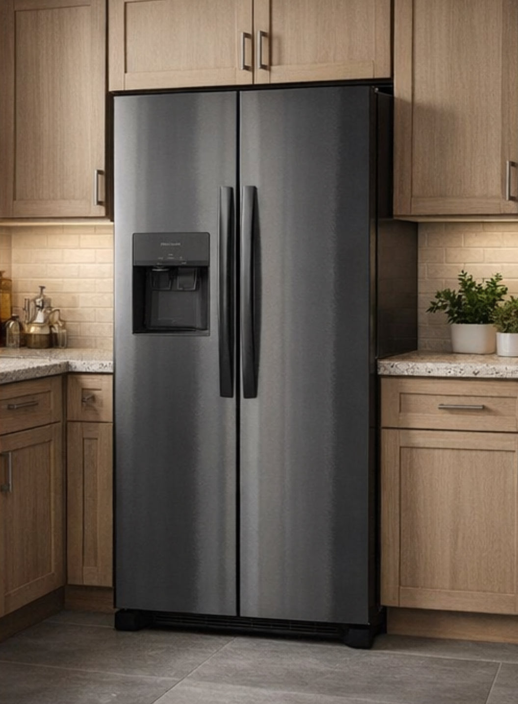 Frigidaire 36” 26 Cubic Feet Side by Side Refrigerator