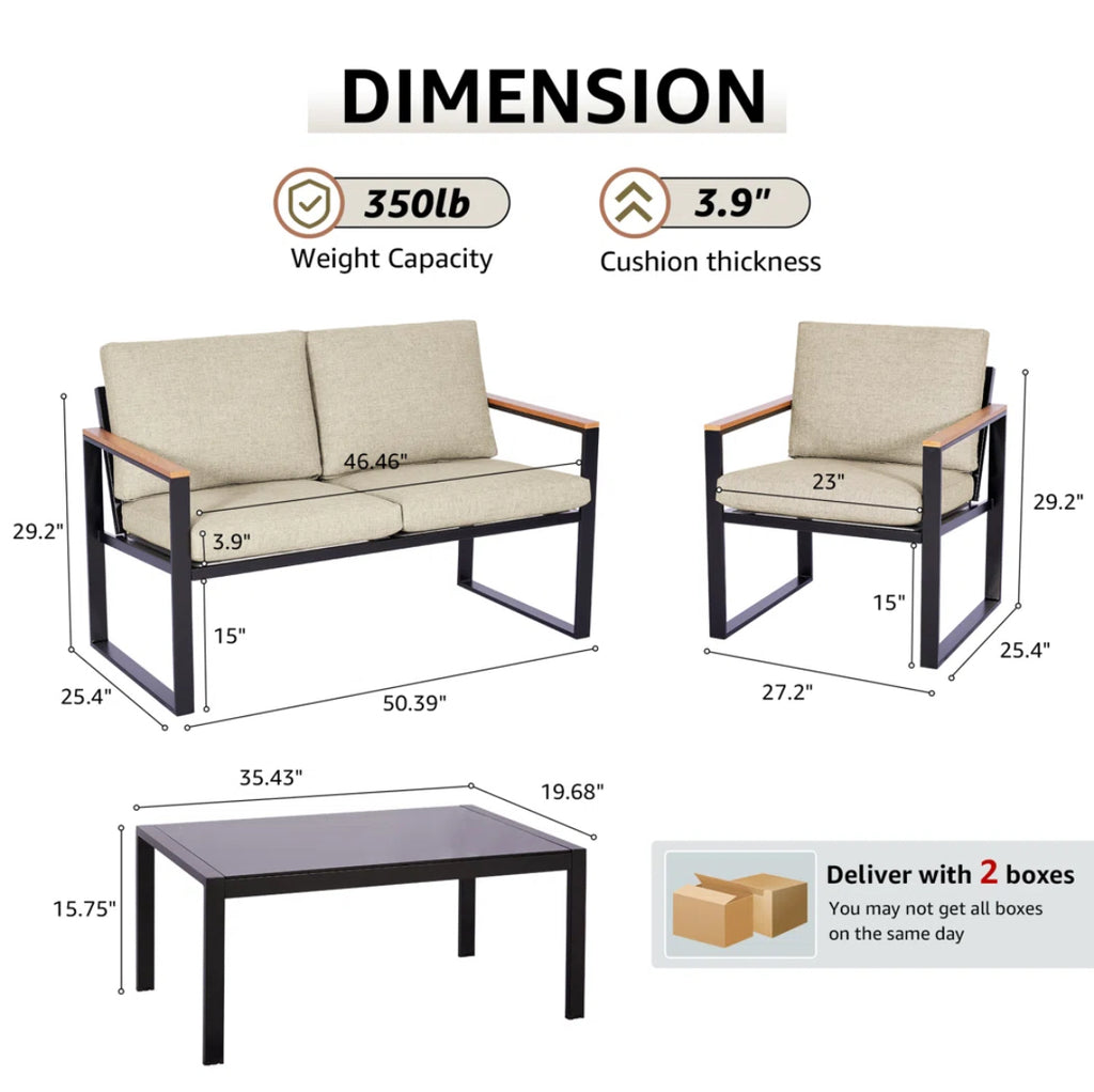 Comfy Outdoor Conversation Sets with Cushions