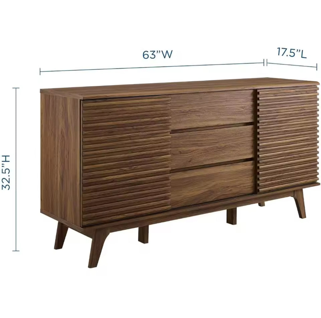 Modern Wood TV Stand