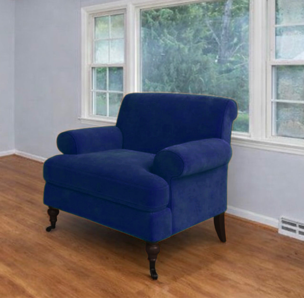 Fawn Velvet Chair