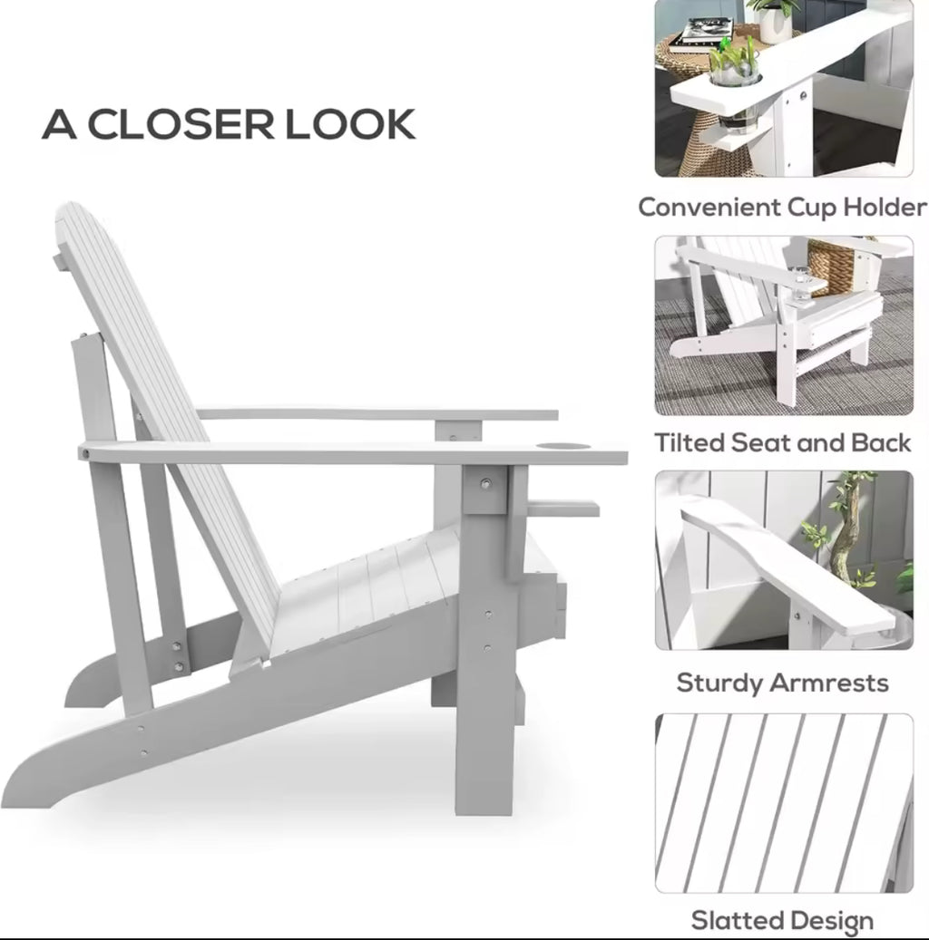 Wooden Outdoor Patio Lawn Chair