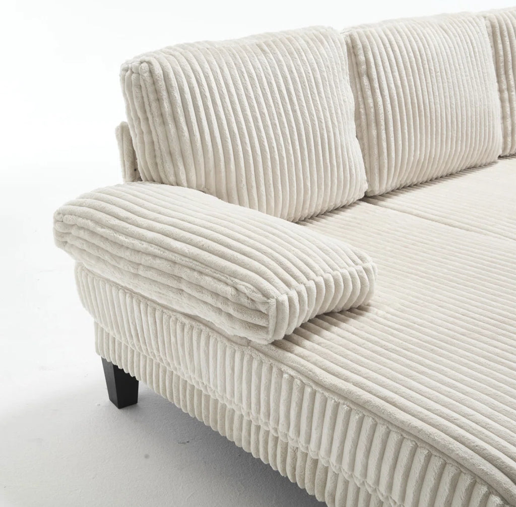 U-Shaped Modular Sectional Sleeper Sofa