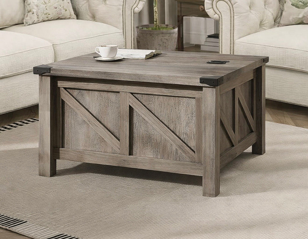 Vintage Wood Cocktail Table