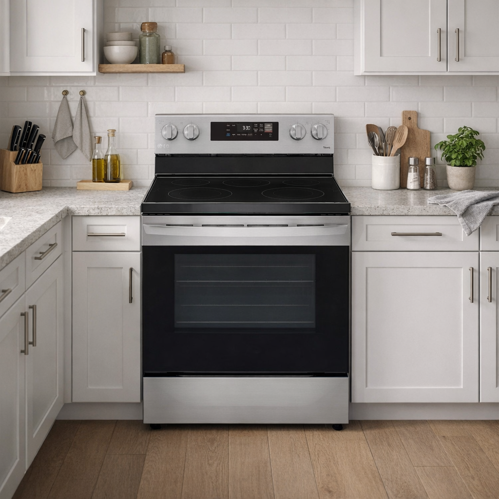 LG 6.3 Cubic Feet Smart Wi-Fi Enabled Electric Stove