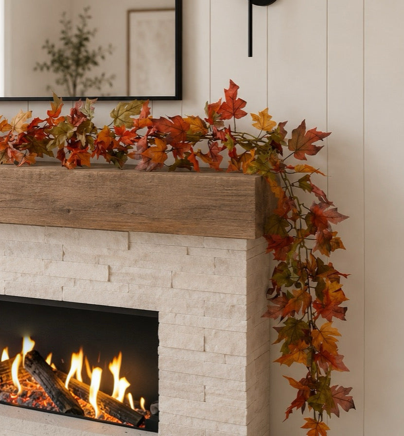 6” Maple Leaf Chain Garland