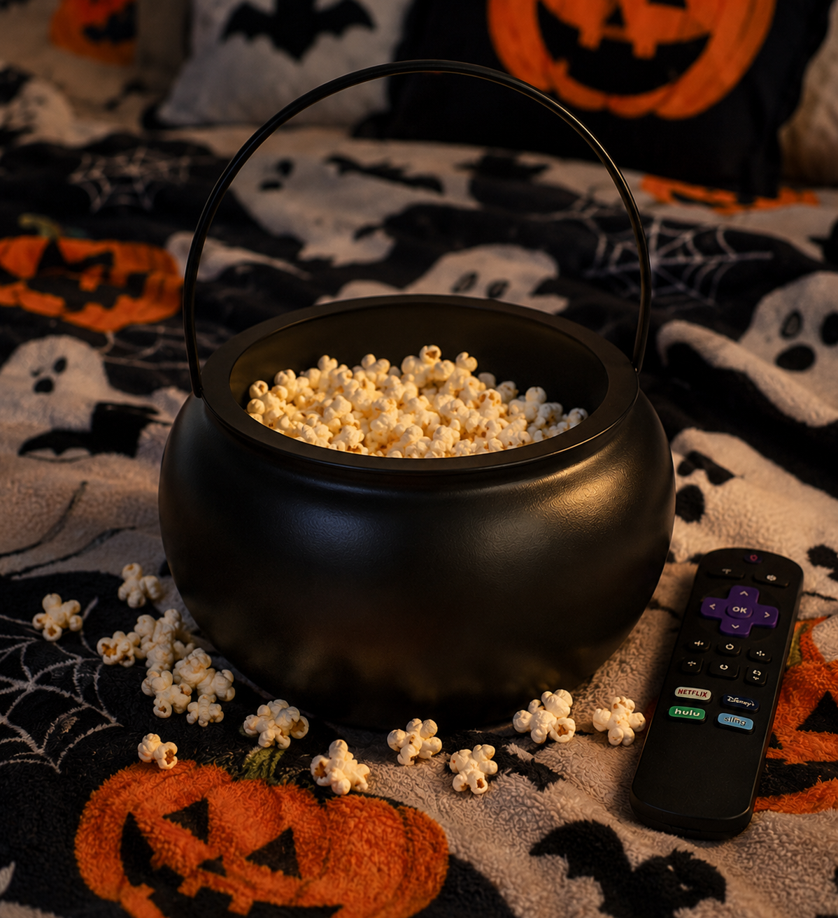 11x6 Black Cauldron w/ Handle