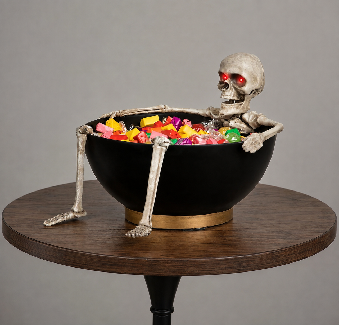 Animated Skeleton Candy Bowl