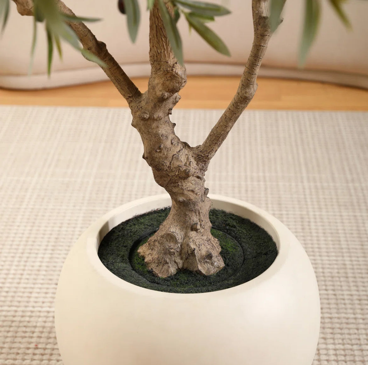 18” Tall Faux Olive Tree – Capella Properties & Furniture