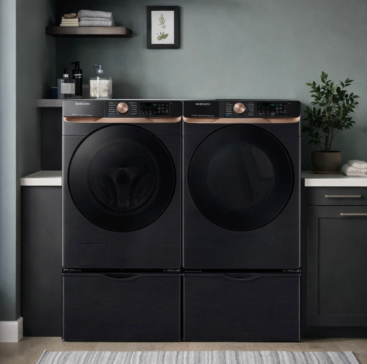 Samsung Front Load Washer & Dryer w/ Sensor Dry