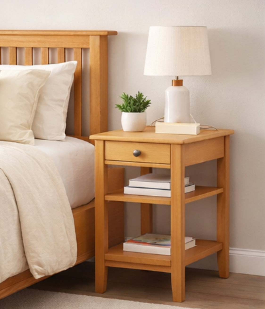 Narrow Bedside Table