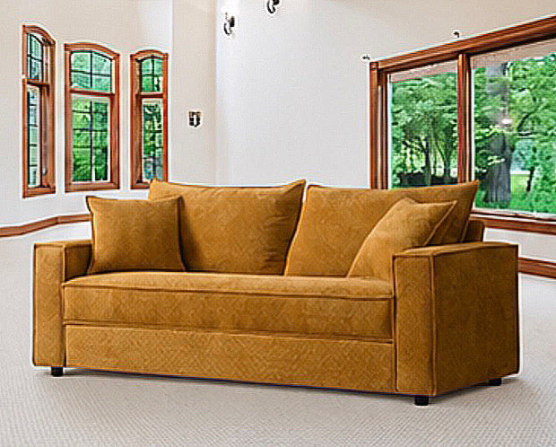 3-Seater Modern Upholstered Sofa