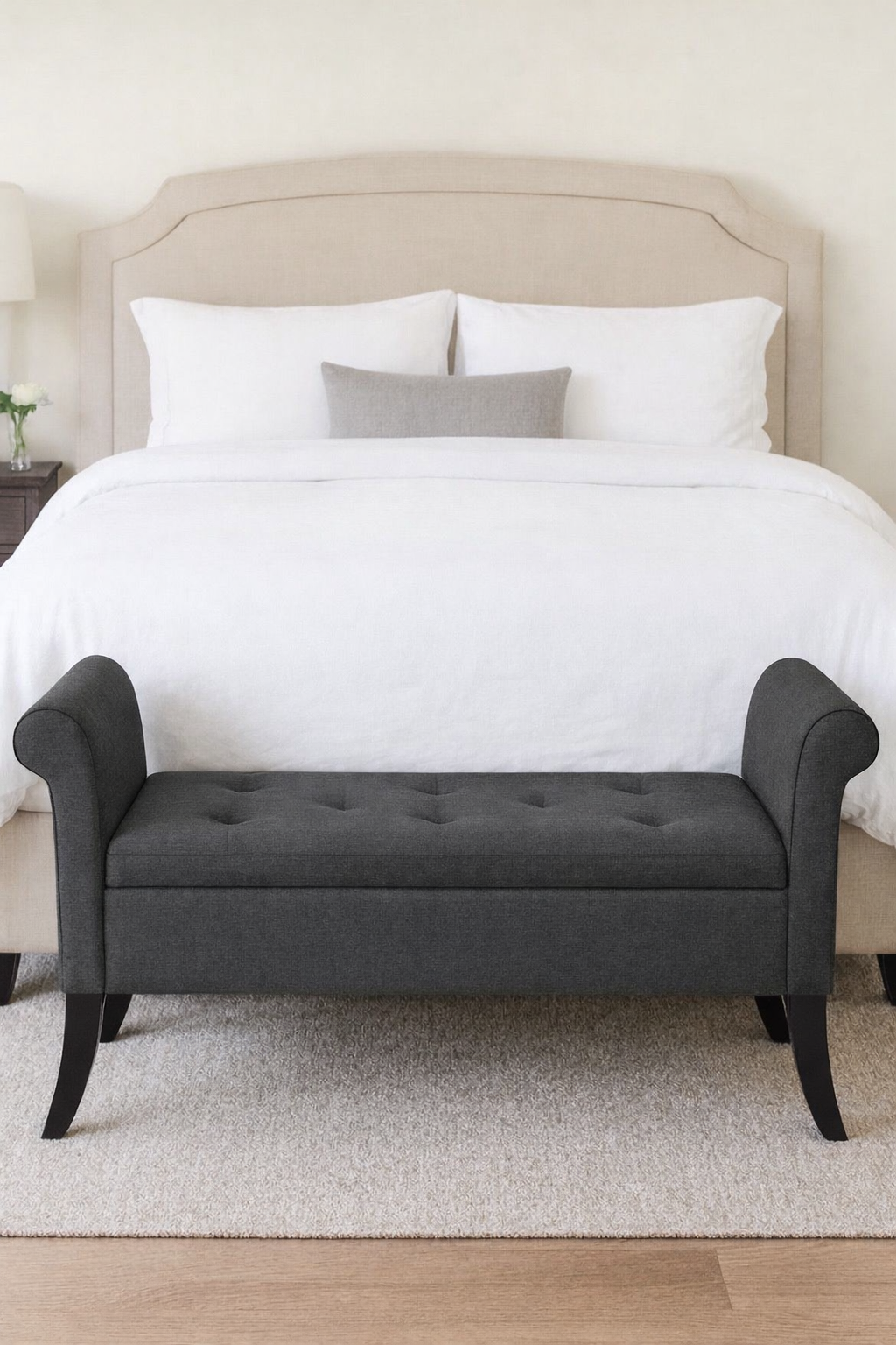 52” Tufted Storage Bench