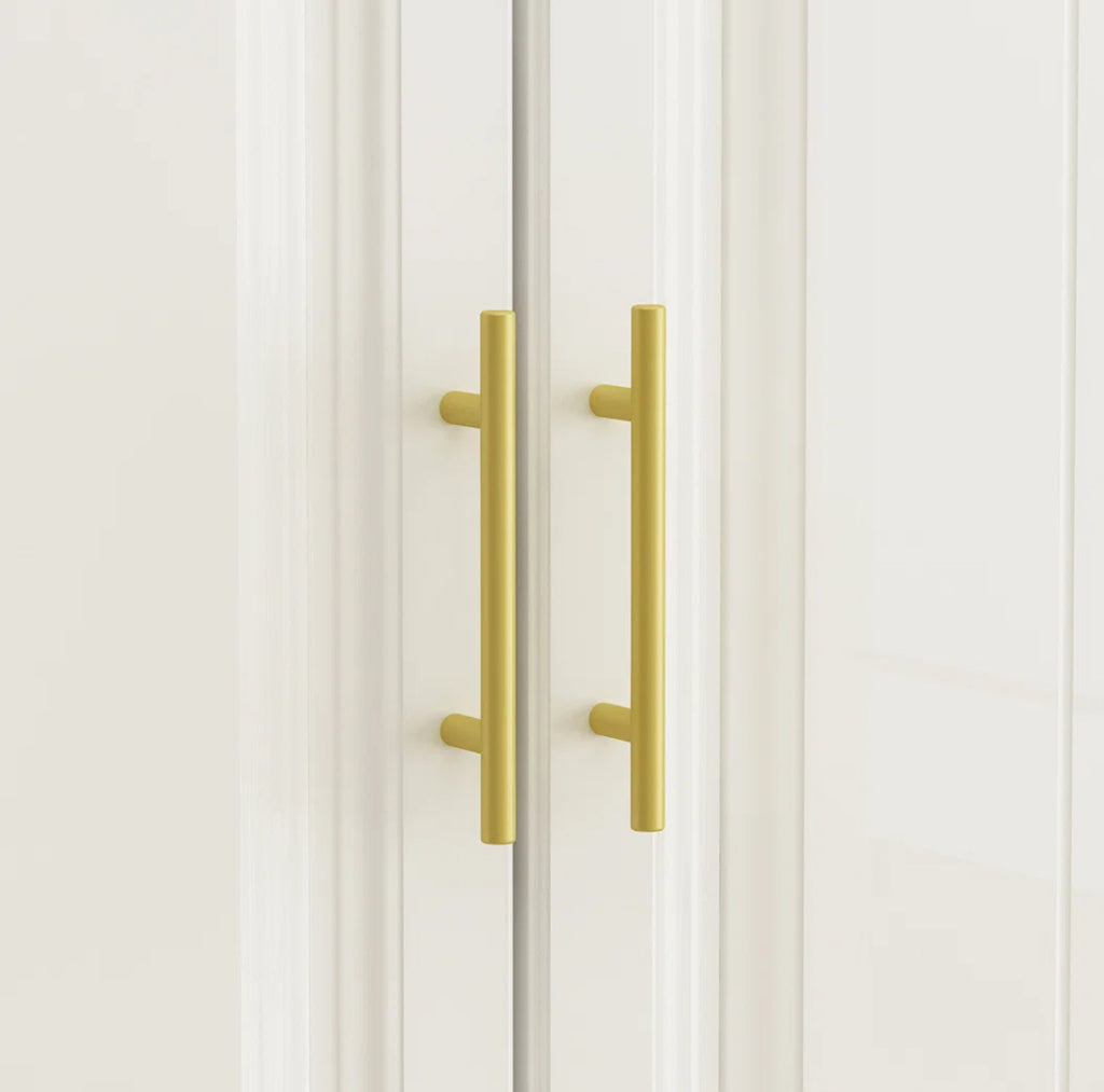 3-Door Wooden Armoire