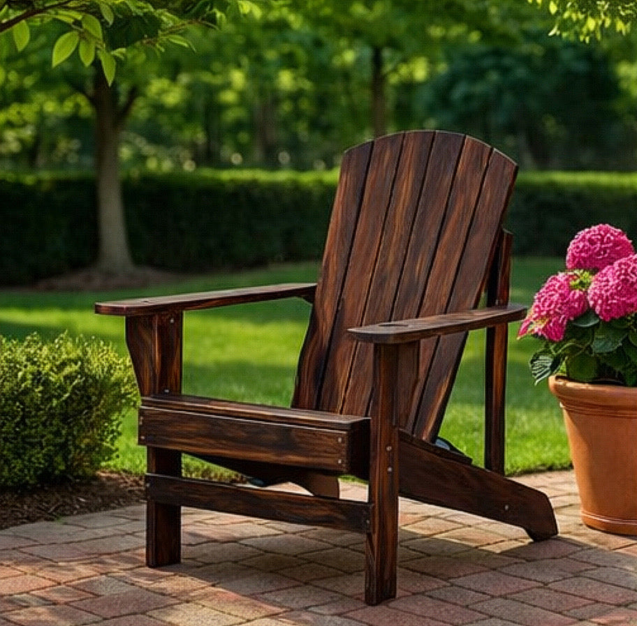 Wooden Outdoor Patio Lawn Chair