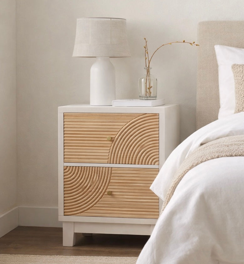 Ring-Patterned Nightstand