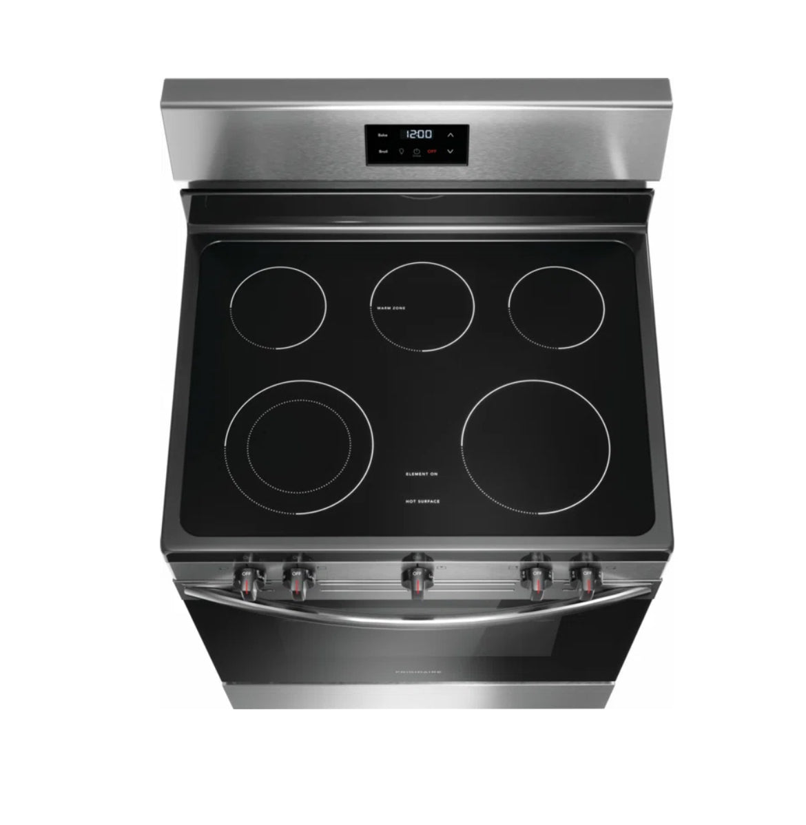Frigidaire 30" 5.3 Cubic Feet Steam Cleaning Electric Range