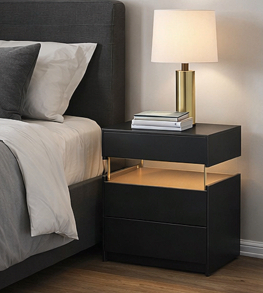 Modern LED Nightstand (Set of 2)