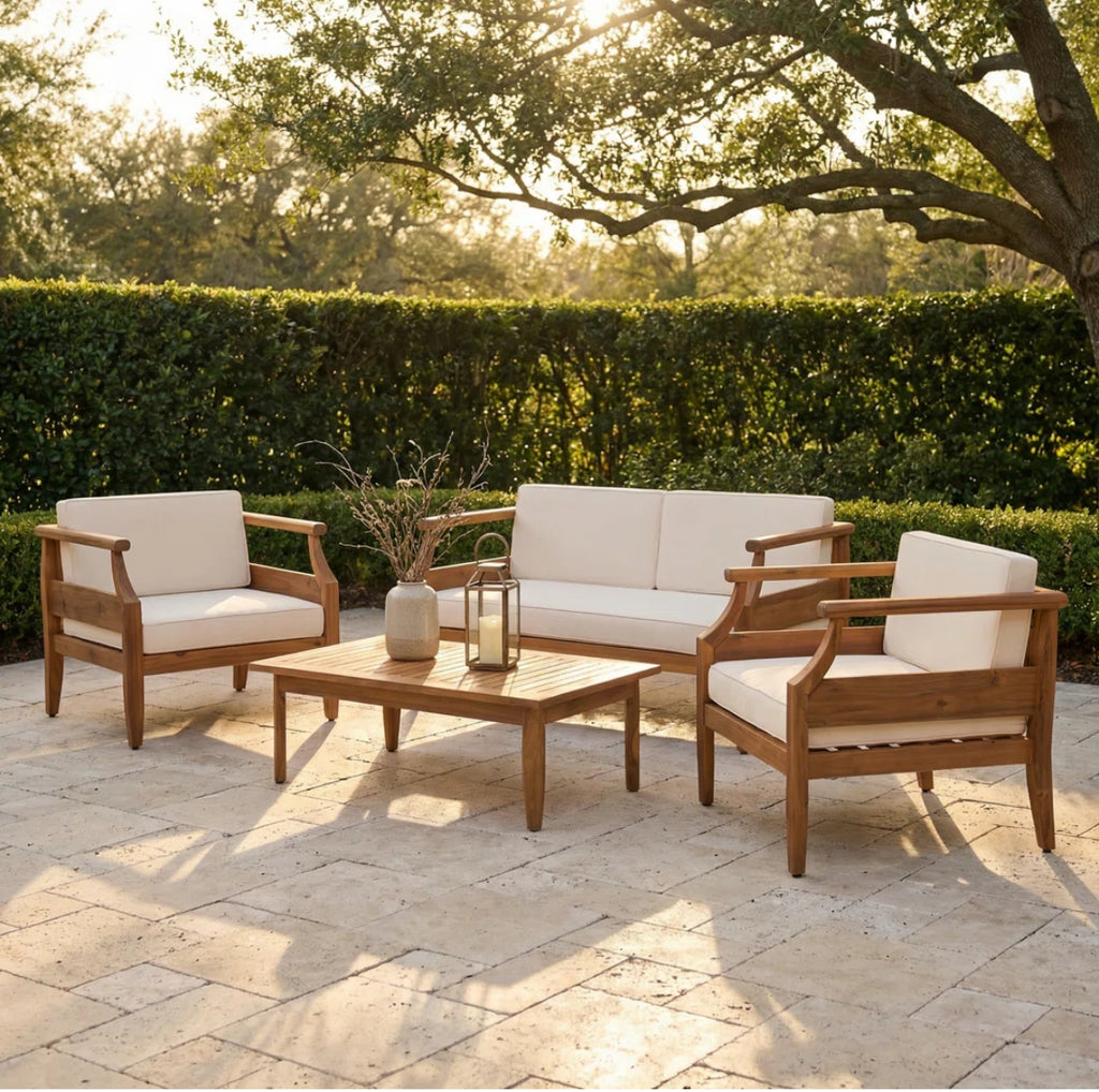 Outdoor Conversation Set w/ Cushions