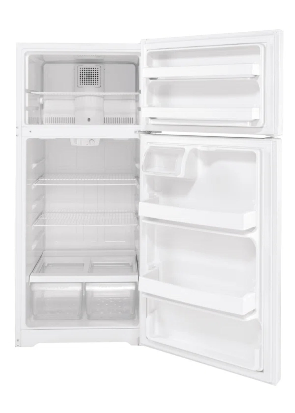 GE 28" 16.6 Cubic Feet Top Freezer Refrigerator