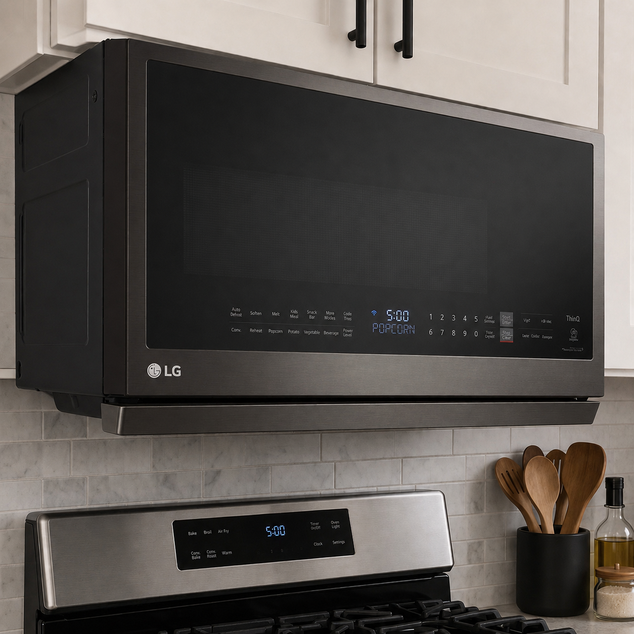 LG 2.1 Cubic Feet Smart Over-the-Range Microwave