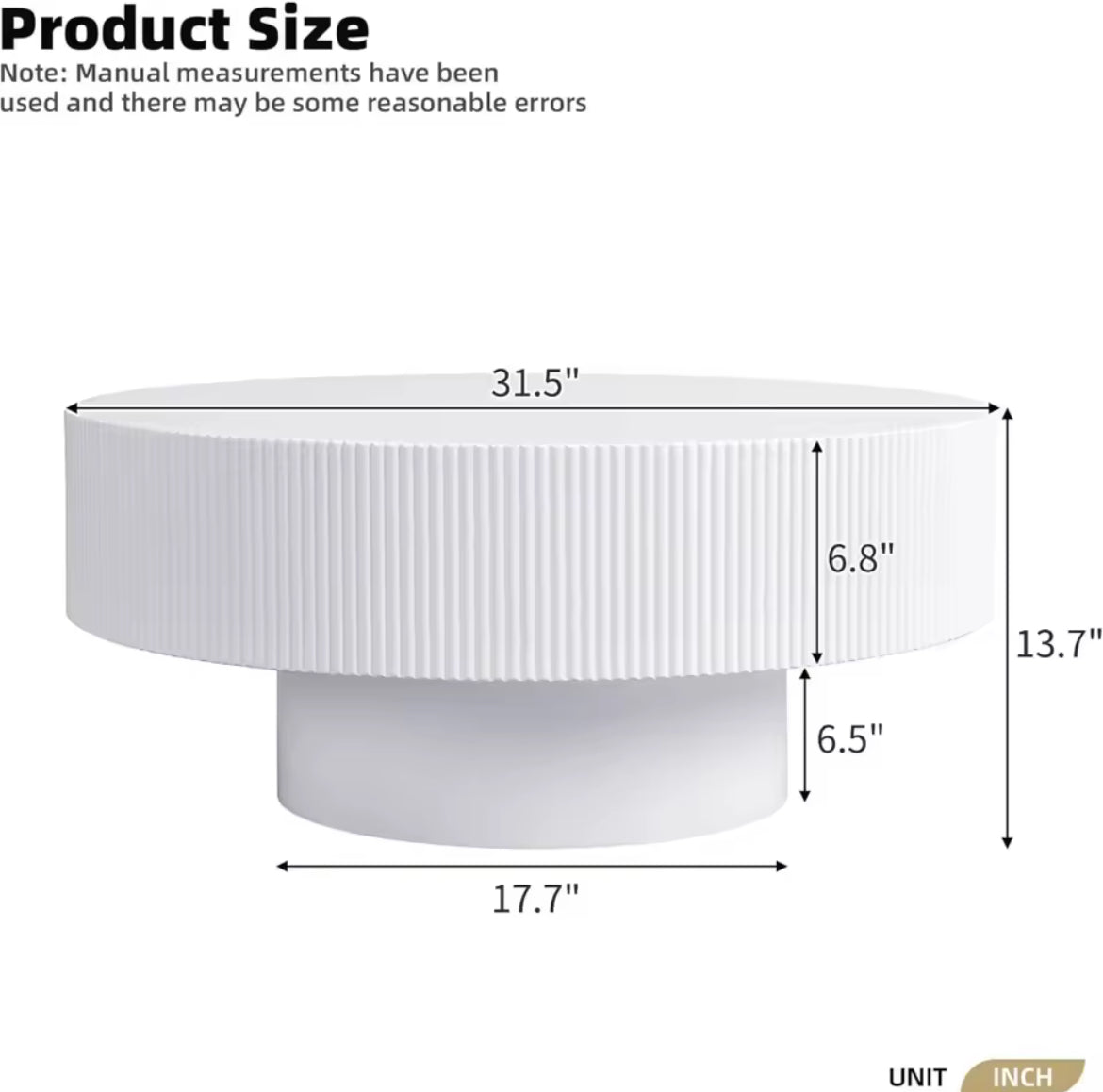 Modern Round Coffee Table