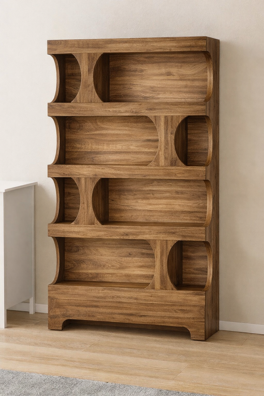 4-Tier Classic Bookshelf